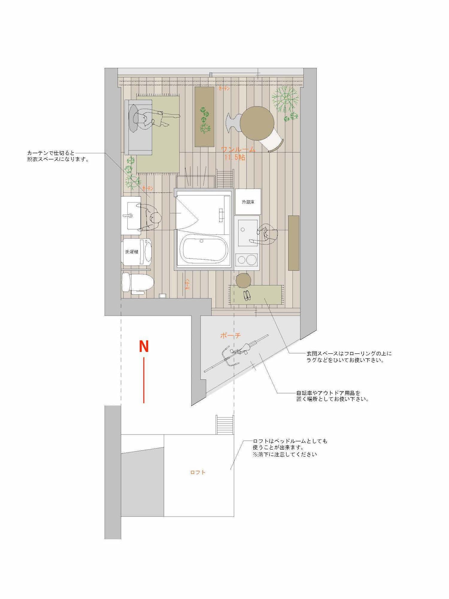 大池薬局ビル北棟住戸プラン