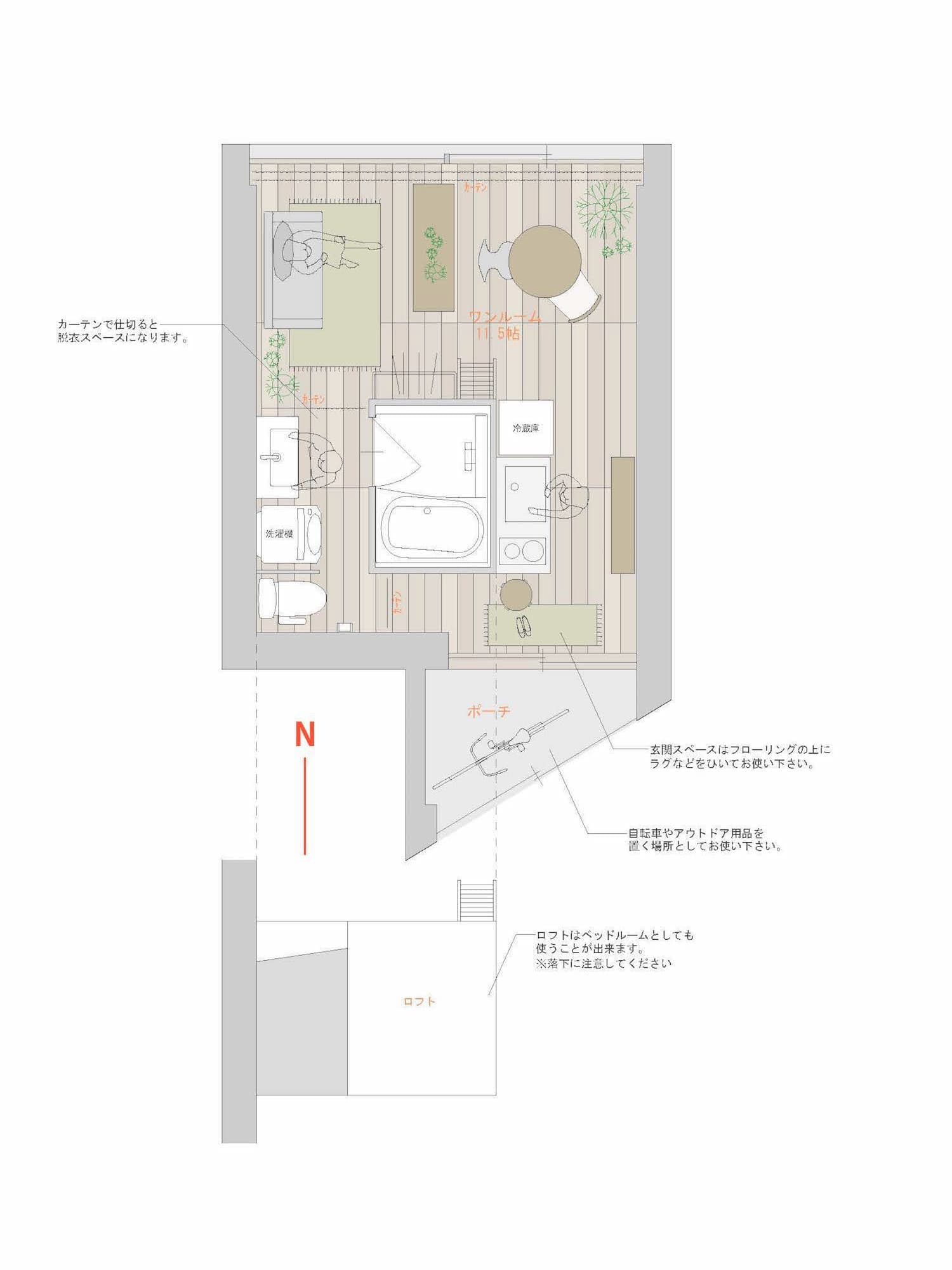 大池薬局ビル北棟住戸プラン
